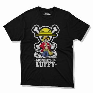 Bandai | Summer 2026One Piece Monchi D. Luffy "Straw Hat Pirates" Classic Trend Theme100% Cotton Print Oversized T-shirt Adult Family Top