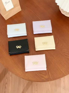 MOUSSON ใหม่หลากสี INS กระเป๋าสตางค์ผู้หญิงสไตล์เกาหลีกระเป๋าถือกระเป๋าสตางค์สไตล์เกาหลีกระเป๋าสตางค์ผู้หญิง INS กระเป๋าใส่เหรียญแฟชั่นเรียบง่าย