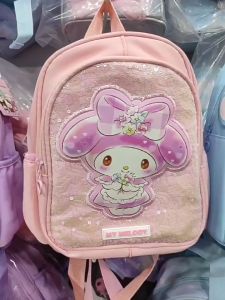 (SG Seller) Children School Bag Kids Girls Kindergarten Schoolbag Sanrio Kuromi Melody Girls Backpack Girls Gift #1367 -WJ31