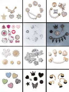 Creative Metal Shoe Buckle Adaptation for Crocs Hole Shoes Flower Decoration Caroll Star Intelligence Essential Accessories DIY