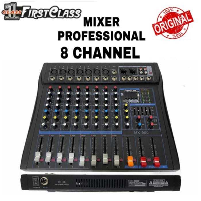 mixer audio 8 channel Firsclass MX900 Bluethoot Lazada Indonesia