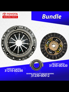 TOYOTA Genuine Clutch Kit Set for Toyota Vios 1.3L DUAL VVTI 1NR 2017 and up