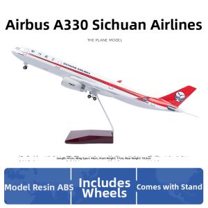 JIZHICHEN | A330 Airplane Replica Model with Landing Gear Lights