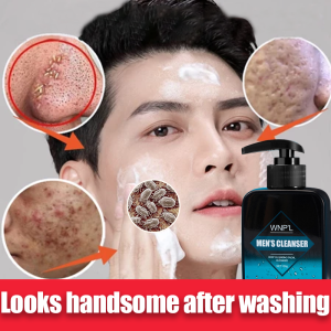 Mens specific oil control moisturizing facial cleanser 150g blackhead and mite removal deep cleaning and whitening facial cleanser