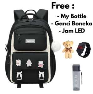 Tas Ransel Sekolah Anak Terbaru 2025 Ortopedi Backpack Cewek SD SMP Kapasitas Besar Fashion Korea