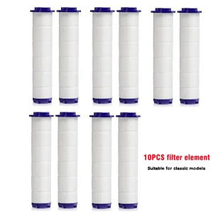 New High Pressure Shower Head Twin Turbocharged Shower Head Handheld Turbo Fan Propeller Shower One-key Stop Massage Showerhead