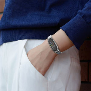 mijobs | Metal Weaving Strap For Xiaomi Band NFC Breathable Watch Band