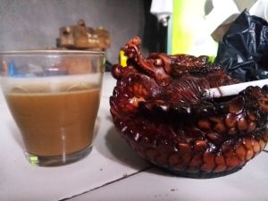 Asbak Unik Rokok Naga/DRAGON Lingkar Home Decoration