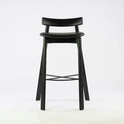 Solid Wood Bar Stool High Chair