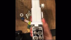 [✅SG Ready Stock] Portable Household Hand Sewing Machine Quick Stitch Needlework Cordless Clothes Mini Sewing Machine Set Multi Function Manual Portable Tailoring Machine