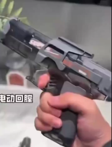 ~Dari KL~ Electric Light-Up Water Gun Toy with Continuous Fire Flame Effect electric water gun Toys mainan senjata air