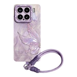 Ốp lưng GGUU cho Xiaomi 15/14/13 Pro Ultra bằng silicon hình bướm chống rơi