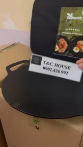 CHẢO ĐÁ NƯỚNG ECORAMIC 33CM ( KHÔNG TỪ)