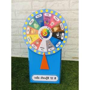 สื่อการสอนวงล้อหมุนได้ สื่อทำมือ สื่อการจัดการเรียนรู้