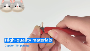 1000 ชิ้น หางปลา คอร์ดเอ็น E Cord-End E2508 E6012 หางปลาคอร์ดเอ็น ตัวเลือก แดง (2.5มิล、6มิล)  หางปลาเข็ม คอร์ดเอ็น หางปลา หางปลาสายไฟ ข้อต่อสายไฟ ไฟฟ้า ธันไฟฟ้า