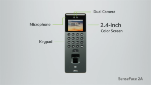 Máy chấm công khuôn mặt ZKTECO SENSE 2A kiểm soát cửa ra vào/ Kết nối wifi/ usb / cổng mạng.  tặng kèm phần mềm MITAPRO 2025