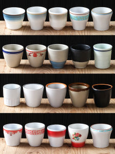 Cốc Nhựa Giả Sứ Chịu Nhiệt Độ Cao 200ml Dùng Cho Nhà Hàng Cốc Đựng Trà Cốc Đựng Nước Cốc Đựng Rượu Cốc Đựng Đồ Ăn Cốc Đựng Đồ Ăn