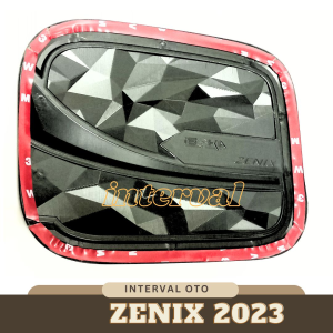 Tank Cover Tutup Bensin Mobil All New Innova Zenix 2023 Diamond Hitam