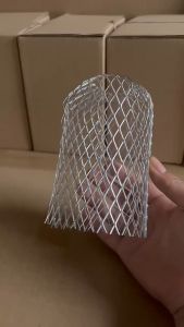 Eaves Gutters Prevent Leaf Debris From Clogging Mulch Mesh and Pipes From Filtering Aluminum Mesh