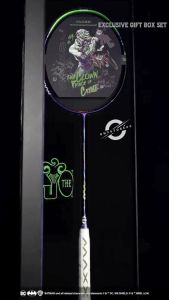 MAXX RAKET BADMINTON OLAHRAGA JOKER THE CLOWN PRINCE OF CRIME PURPLE NEON GREEN