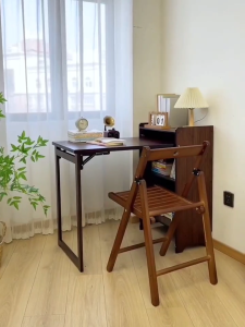 T-Y(COD)โต๊ะ โต๊ะทำงาน โต๊ะทำงานสำนักงาน พับได้ ขนาดเล็ก หนาและมั่นคง ไม่สั่นไหว ผลิตจากไม้ไผ่ ปราศจากฟอร์มาลดีไฮด์