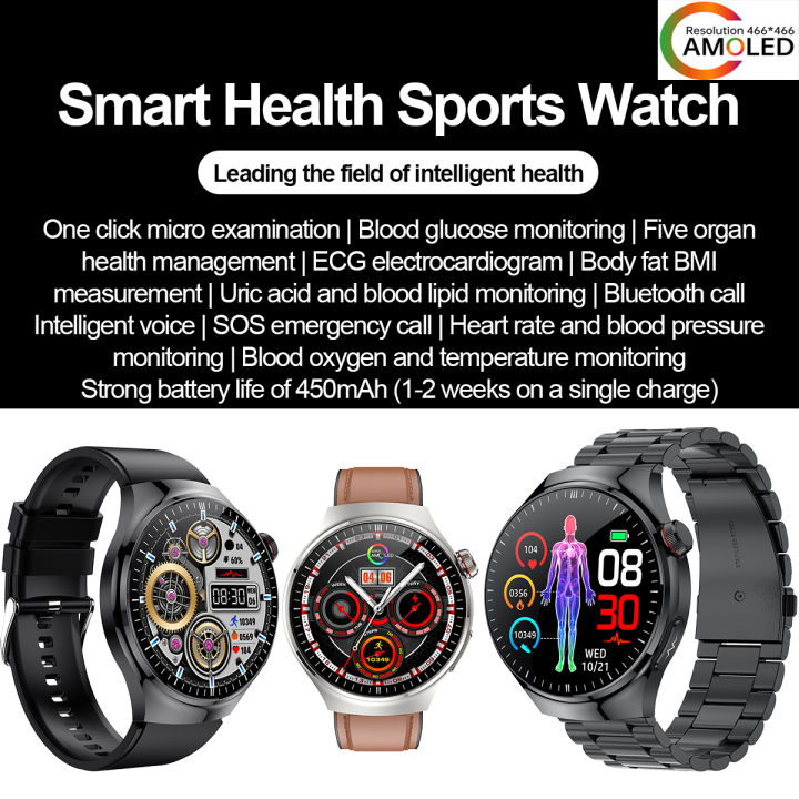 ใหม่ TK26 Smart Watch Micro-การตรวจร่างกาย ECG Non-invasive น้ำตาลใน ...