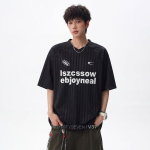 V37 | Vintage Letter Print Breathable Quick Dry T-Shirt