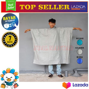 Jas Hujan Poncho Polos Kancing: Pilihan Terbaik Untuk Hujan