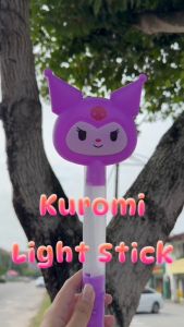 [Colorful LED Light] Kuromi Light Stick Kids Toys Children Gifts Outdoor Toys 酷洛米彩炫LED灯棒 *READY STOCK*
