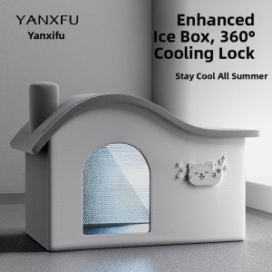 YANXIAOFU | Pet Cooling House Cat and Dog Air Conditioned Summer Shelter