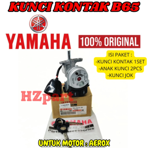 KUNCI KONTAK SET KODE B65 Yamaha Aerox Kualitas Asli Yamaha Presisi Bergaransi KUALITAS ASLI 100%  .