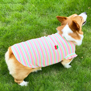 Arnold Pet Summer Thin Breathable Vest Dog Clothes for Medium Small Dogs Beagle Corgi Teddy Casual Style Pet Supplies