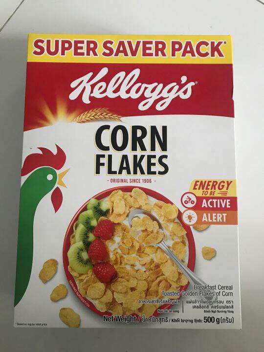 [HCM]ngũ cốc dinh dưỡng Kelloggs Corn Flakes 500g date 1/2025 Lazada.vn