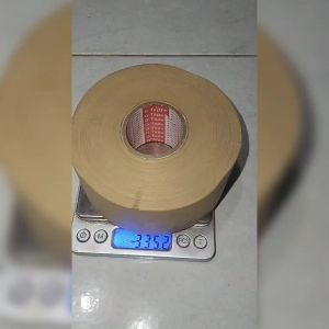Lakban Air 2Inch x 100M 1rol Gummed paper tebal berat craft Tape Kraft gum 2" 48mm isolasi solasi karton kardus coklat