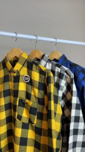 Kemeja Flanel Pria Lengan Panjang Kuwalitas Premium