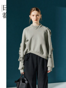 Loose Balloon Collar Womens Sweater