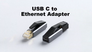 Hagibis CR01 USB C to Ethernet Adapter 1Gbps Gigabit USB C Female to RJ45 Male Network Converter for MacBook Pro iPhone 16 iPad XPS