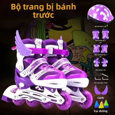 Giày Trượt Patin Đèn Nháy Điều Chỉnh Được