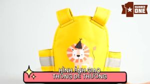 ĐAI AN TOÀN CHO BÉ ĐI XE MÁY CÓ PHẢN QUANG BẢN NÂNG CẤP