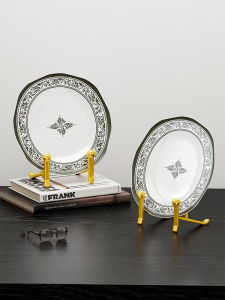 Màn Hình Trang Trí Đĩa Gốm Sứ Kiểu Nhật Bản Cổ Điển Đĩa Trà Bằng Thép Cacbon Đĩa Trang Trí Màn Hình Treo Tường