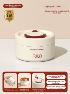 YOULUNMEI | 24-Hour Insulation Stainless Steel Thermos Lunch Box