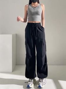 Women Thin Lightweight Fast Drying Ice Silk Loose Summer Mountaineering Pants