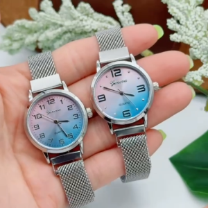 GENEVA นาฬิกาแบรนด์แท้สายแม่เหล็กปรับขนาดได้ตามข้อมือ ไม่ต้องตัดสายดีไซน์เรียบหรูใส่สบาย ขนาดหน้าปัด30มม. ตั้งเวลาให้พร้อมใช้งาน พร้อมส่ง
