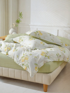 Mercury | Cotton Printed Bed Cover For Single or Double Use