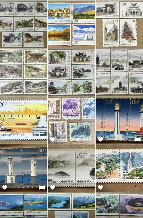 Tem sưu tập Trung Quốc: tem bộ chủ đề kiến trúc, phong cảnh [2026.02.09 ...