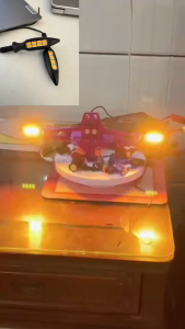 ⚡️Q&X_SHOP_3⚡️เหมาะสำหรับการติดตั้งบนรถจักรยานยนต์ ไฟเลี้ยว12VLEDรูปร่างกระสุน ZD08