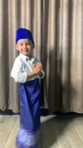 Sarung Instan Anak Motif Tenun Songket Umur 2 - 9 Tahun