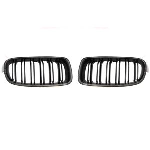 Glossy Black Front Kidney Grille Slat M4 Style Grill for BMW F32 F33 F36 F80 F82 2013-2018 Cabriolet Coupe 425i 430i 440i 435i