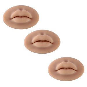 Silicone Mềm 3D Môi Thực Hành Da Có Thể Tái Sử Dụng Công Cụ Luyện Tập Xăm Hình Cho Người Mới Bắt Đầu Thực Hành Trang Điểm Vĩnh Viễn Da Gói 1/3/5