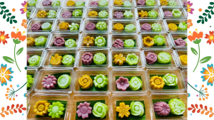 แม่พิมพ์ซิลิโคน 5 ซม. 12 ชิ้น พิมพ์วุ้น พิมพ์สบู่ พิมพ์ ขนมชั้น ขนาด 5 ซม.(โหล) 12 ชิ้น